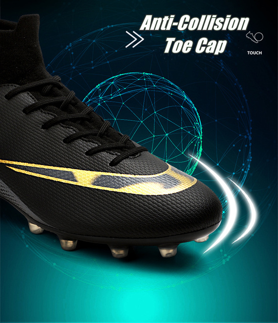 Wysokie korki do piłki nożnej dziecięce Aliups AG/TF Ultralight Soccer Cleats - duży rozmiar 35-47 - Wianko - 4