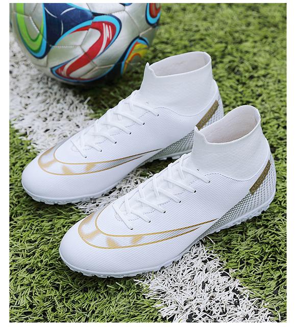 Wysokie korki do piłki nożnej dziecięce Aliups AG/TF Ultralight Soccer Cleats - duży rozmiar 35-47 - Wianko - 38