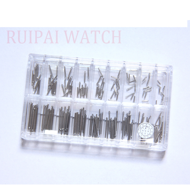 Bransoletka do zegarka Split Pins - asortyment 180 sztuk o średnicy 1.0mm i rozmiarach 4-21mm - Wianko - 2