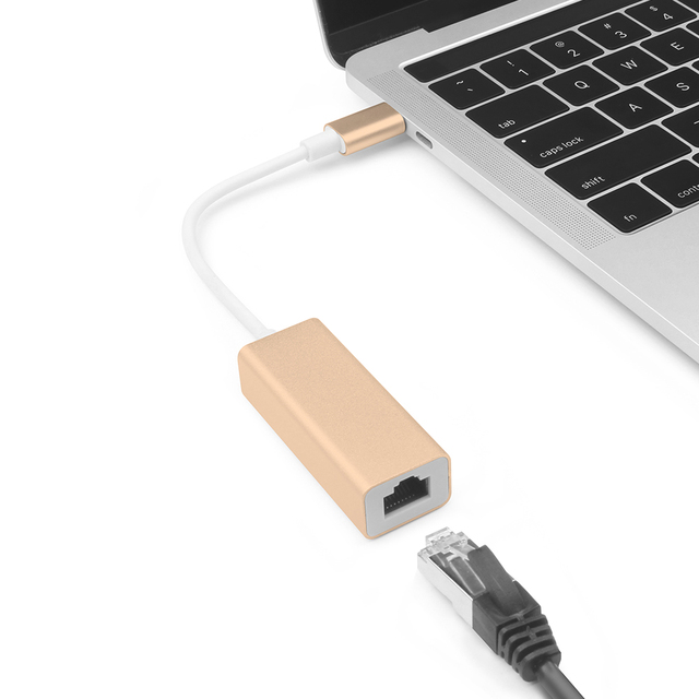 USB C 3.0 HUB adapter sieci Ethernet 10/100Mbps RJ45 dla MacBook Pro - Wianko - 5