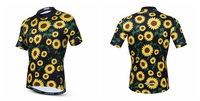 Męska koszulka kolarska z krótkim rękawem 2021 - letnia odzież rowerowa - szosa - MTB - jednokolorowa - topy rowerowe - Wianko - 32