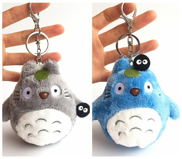 Pluszowy breloczek Mini 10cm Moje sąsiadki Totoro z wisiorkiem - zabawka Kawaii Anime Totoro - Wianko - 1