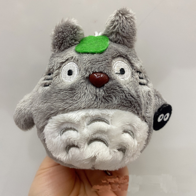 Pluszowy breloczek Mini 10cm Moje sąsiadki Totoro z wisiorkiem - zabawka Kawaii Anime Totoro - Wianko - 4