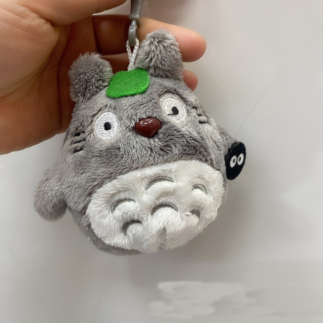 Pluszowy breloczek Mini 10cm Moje sąsiadki Totoro z wisiorkiem - zabawka Kawaii Anime Totoro - Wianko - 3