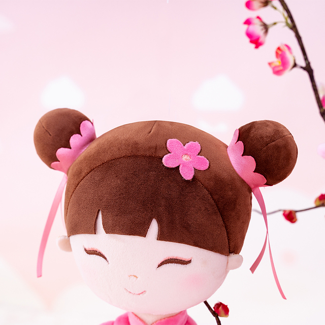 Pluszowa lalka dziewczynka w stylu chińskim z przewijaniem, materiałowa Ragdoll 2021 - Wianko - 16