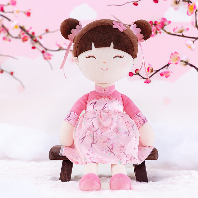 Pluszowa lalka dziewczynka w stylu chińskim z przewijaniem, materiałowa Ragdoll 2021 - Wianko - 13