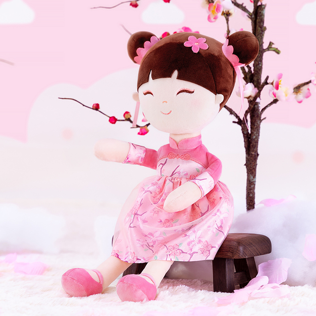 Pluszowa lalka dziewczynka w stylu chińskim z przewijaniem, materiałowa Ragdoll 2021 - Wianko - 14