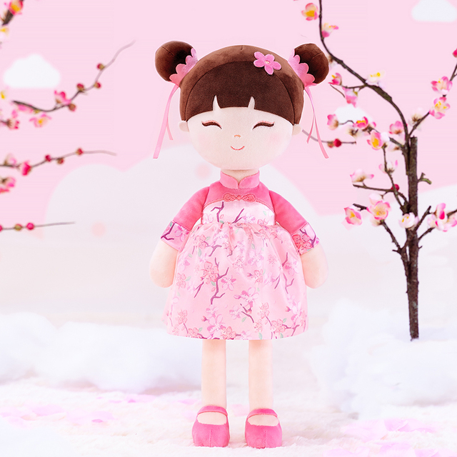 Pluszowa lalka dziewczynka w stylu chińskim z przewijaniem, materiałowa Ragdoll 2021 - Wianko - 15
