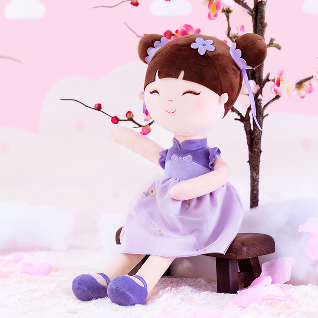 Pluszowa lalka dziewczynka w stylu chińskim z przewijaniem, materiałowa Ragdoll 2021 - Wianko - 21