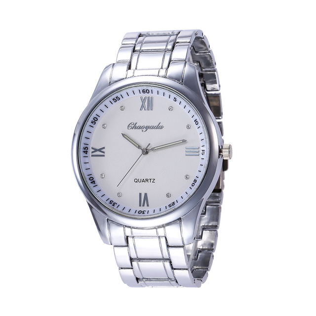 Luksusowy zegarek dla pary, stalowy, duża tarcza, wodoodporny, modny, Iced Out, prezent, Reloj - Wianko - 5