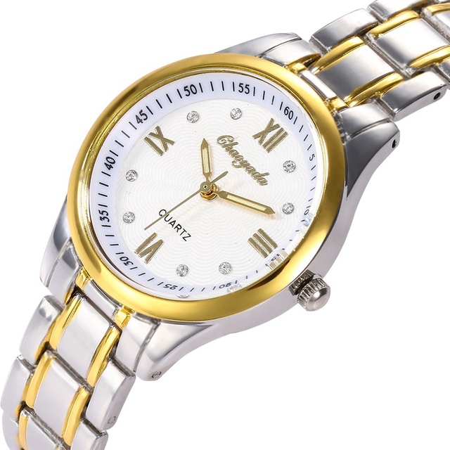 Luksusowy zegarek dla pary, stalowy, duża tarcza, wodoodporny, modny, Iced Out, prezent, Reloj - Wianko - 8