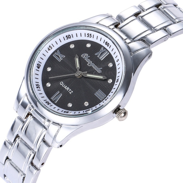 Luksusowy zegarek dla pary, stalowy, duża tarcza, wodoodporny, modny, Iced Out, prezent, Reloj - Wianko - 12