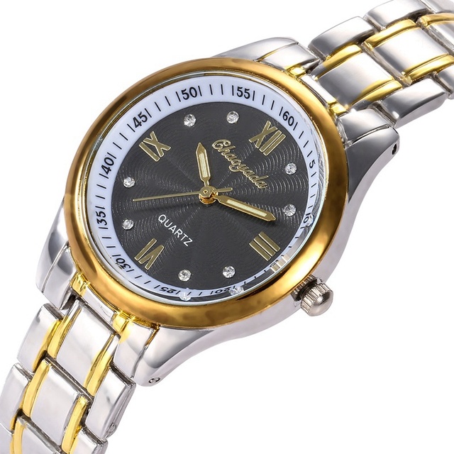 Luksusowy zegarek dla pary, stalowy, duża tarcza, wodoodporny, modny, Iced Out, prezent, Reloj - Wianko - 9