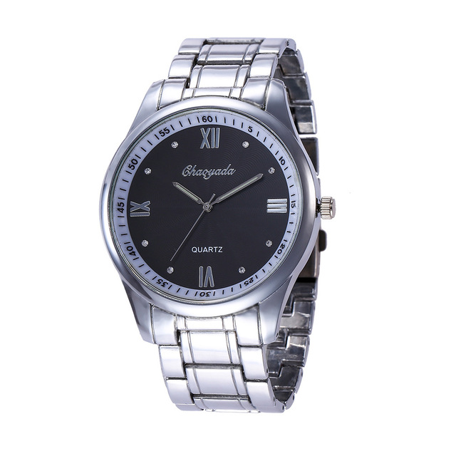 Luksusowy zegarek dla pary, stalowy, duża tarcza, wodoodporny, modny, Iced Out, prezent, Reloj - Wianko - 4