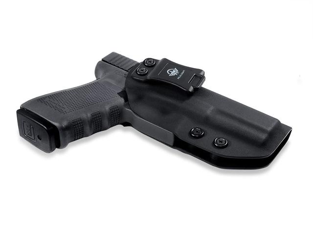 Kabura Glock 21 IWB Kydex na zamówienie, pasuje do Glock 21 / Glock 20 (Gen 3, 4, 5) z paskiem ukrytym wewnątrz pistoletu - Wianko - 4