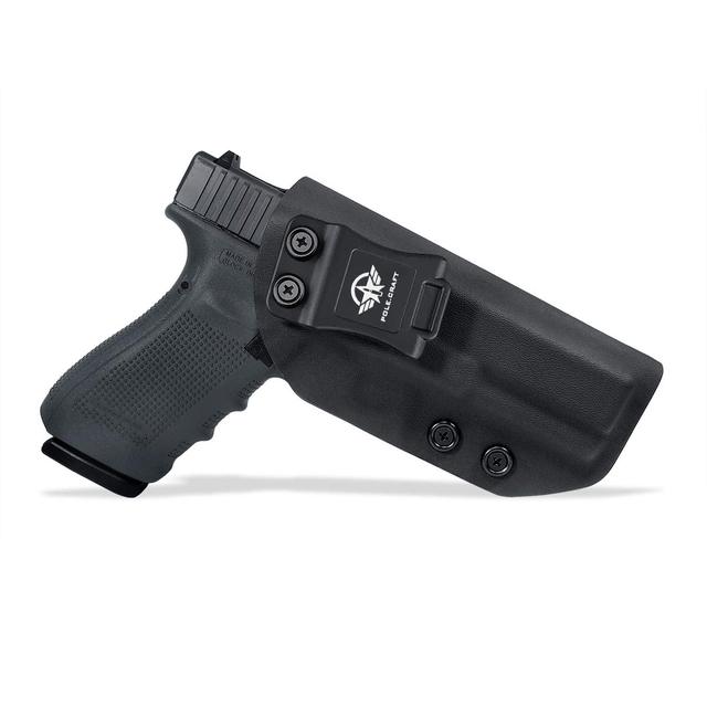 Kabura Glock 21 IWB Kydex na zamówienie, pasuje do Glock 21 / Glock 20 (Gen 3, 4, 5) z paskiem ukrytym wewnątrz pistoletu - Wianko - 2