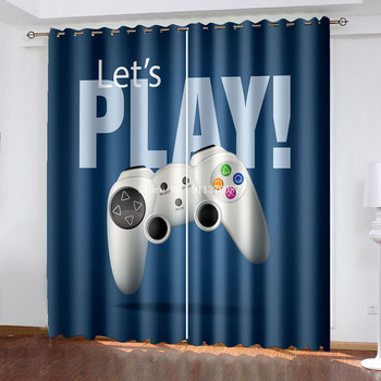 Gamer Blackout - zasłony do sypialni dla nastoletnich chłopców ozdoba okna - Gamepad Home Decoration - Wianko - 24