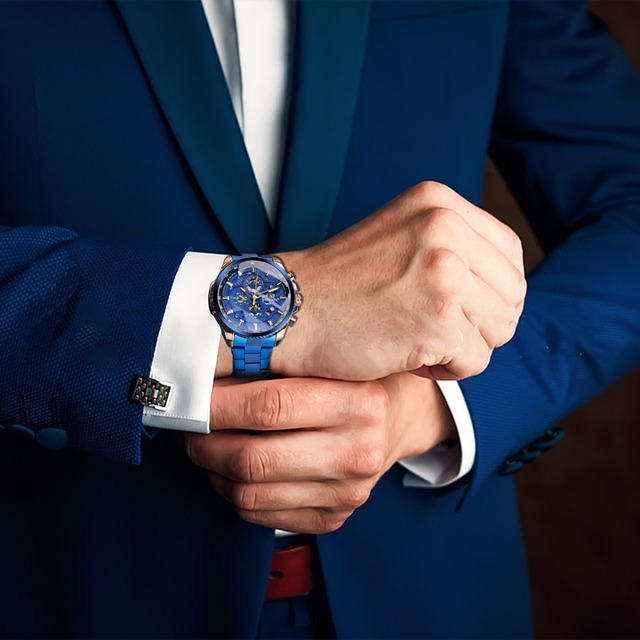 Zegarek męski mechaniczny Forsining Top marka, różowe złoto, koperta ze stali nierdzewnej, trzy tarcze, wielofunkcyjny biznesowy i sportowy automatyczny zegarek na rękę - Wianko - 8