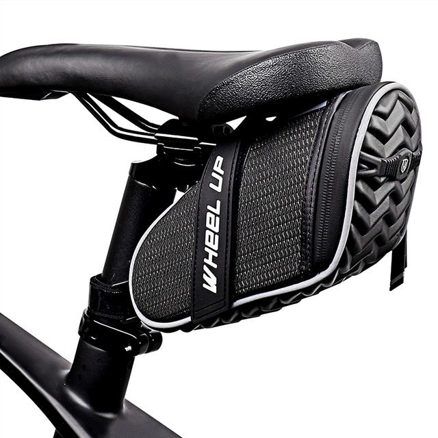 Torba na bagażnik rowerowy MTB Road Bike, wodoodporna, czarna, górski rower, siedzisko poduszki - Wianko - 9