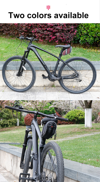 Torba na bagażnik rowerowy MTB Road Bike, wodoodporna, czarna, górski rower, siedzisko poduszki - Wianko - 11