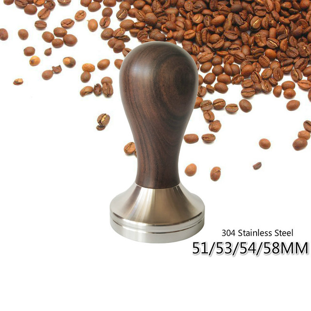Rozdzielacz do kawy podwójna głowica z regulowaną głębokością Espresso - stożek dystrybutor kawy sabotaż - 51 53 58mm - Wianko - 18