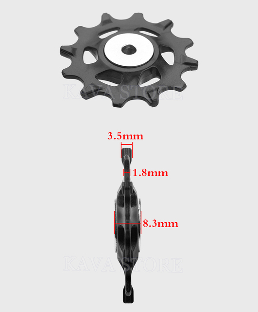 Zestaw naprawczy przerzutki tylna rowerowa WUZEI MTB szosowa Shimano Sram X01 XX1 GX NX (11T, 12T, 13T, 17T) - Wianko - 6