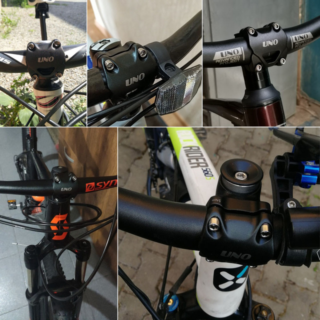 Mostek UNO do roweru MTB 35mm, kierownica macierzysta 0 stopni, adapter przedniego widelca, mocowanie Riser 35/45mm - akcesorium do rowerów górskich - Wianko - 10