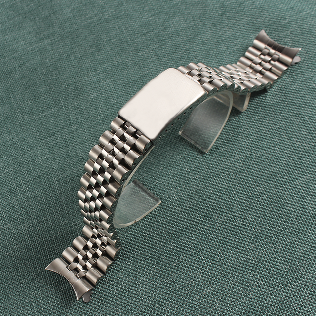 Jubileuszowa bransoletka do zegarka ze stali nierdzewnej, wymiar 13mm/17mm/20mm, pasująca do Rolex Datejust - Wianko - 5