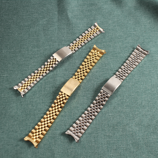 Jubileuszowa bransoletka do zegarka ze stali nierdzewnej, wymiar 13mm/17mm/20mm, pasująca do Rolex Datejust - Wianko - 2