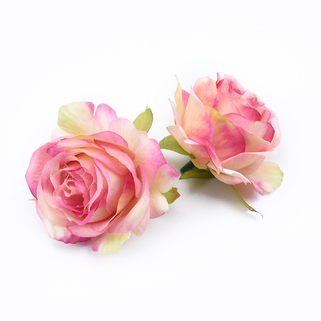 100 sztuk 6cm jedwabne róże ozdoby choinkowe dla domu ślub DIY Handmade dekoracyjne wianki z kwiatów sztuczna ściana kwiatów - Kwiatowe ozdoby choinkowe - 100 jedwabnych róż 6cm, idealne do domu, ślubu i twórczych projektów. Handmade, dekoracyjne wianki i efektowna sztuczna ściana kwiatów - Wianko - 10