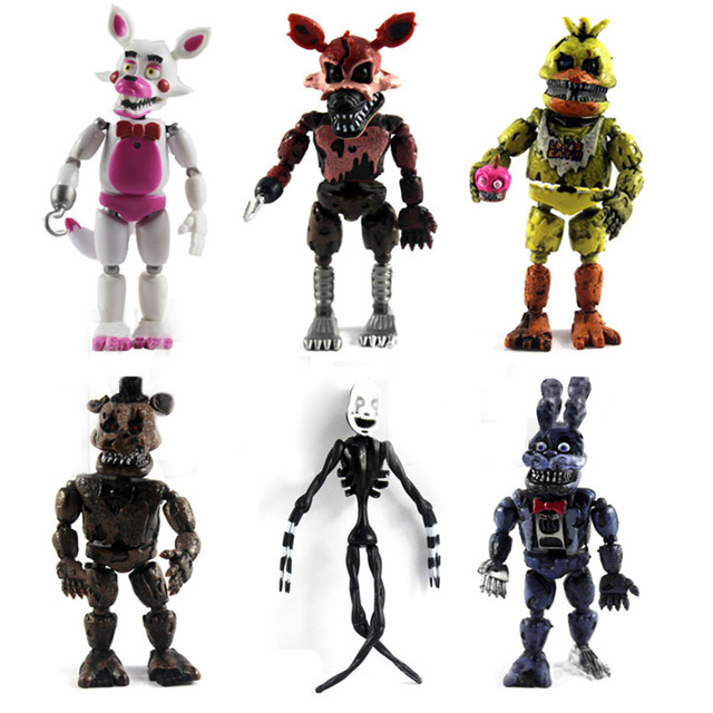 Noce w koszmarze Chica Bonnie Funtime Foxy - PVC figurki zabawki Zombie biochemiczne - Wianko - 1