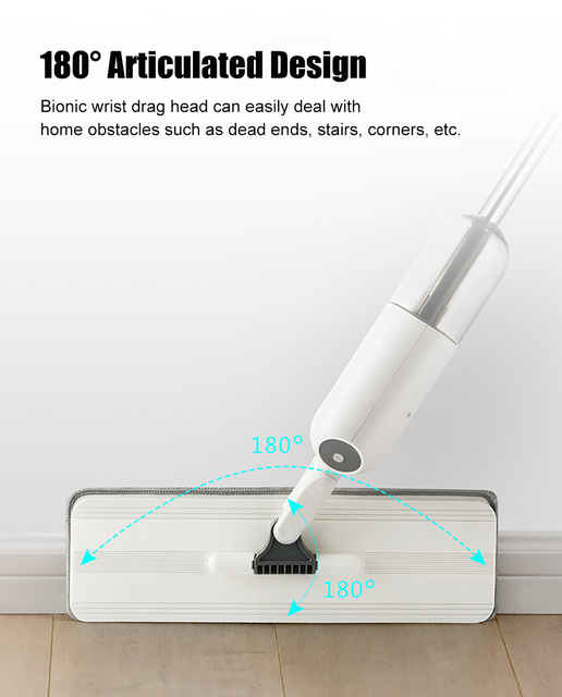 Miksybor Profesjonalny Mop z 360-stopniowym natryskiem, wykonany z mikrofibry - idealny do leniwego czyszczenia podłóg - Wianko - 8