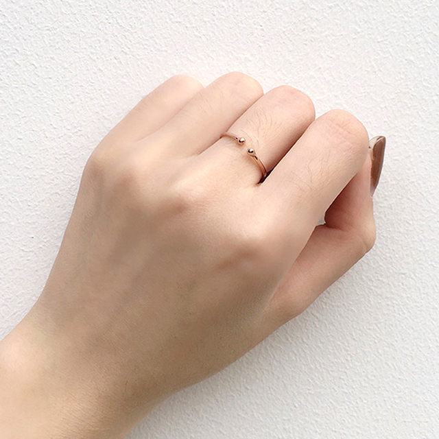Regulowany pierścień damski z otwartym kołem, wykonany w całości z 925 srebra pr. - 3 kolory do wyboru - Wianko - 17