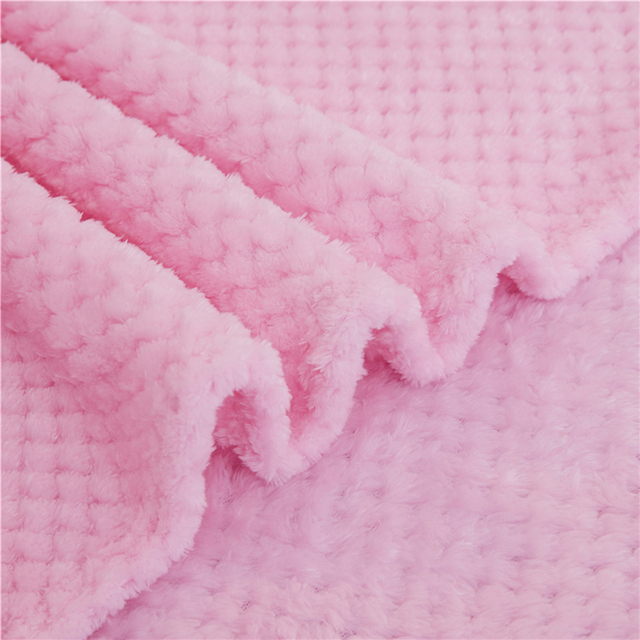 Koce flanelowe do łóżka - miękkie, ciepłe, kolor: różowy i niebieski - Wianko - 2