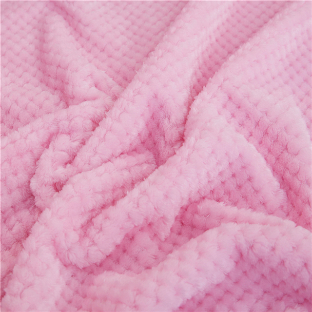 Koce flanelowe do łóżka - miękkie, ciepłe, kolor: różowy i niebieski - Wianko - 4