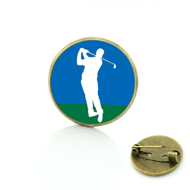 Broszka miłośnika golfa JWEIJIAO 2021 dla mężczyzn i kobiet - element casualowej stylizacji i idealny prezent klubowy SP01 - Wianko - 1