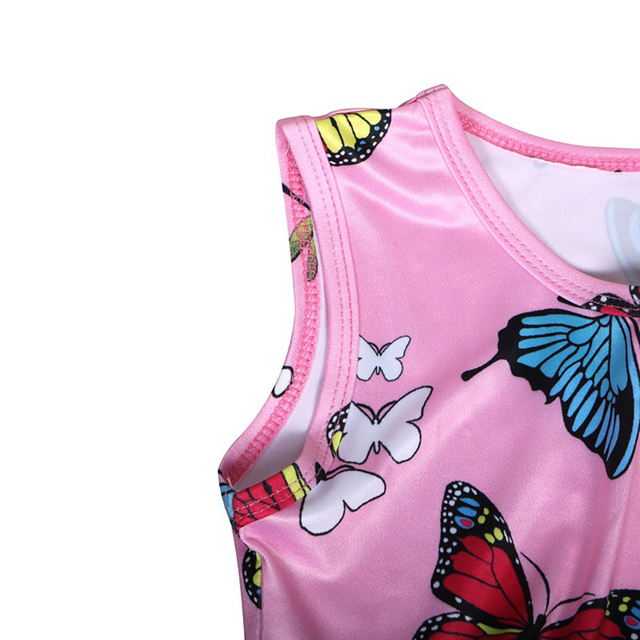 Dziewczęca sukienka letnia z motywem motyla dla dzieci w wieku 4-9 lat - Wianko - 14