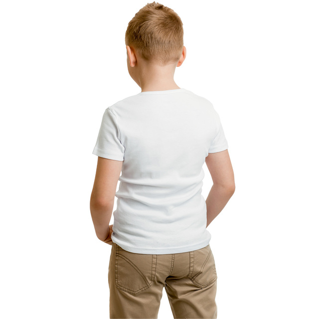 Dziecięca koszulka z napisem BLINGPAW miś Robotic - 100% bawełna, uniseks, letnie ubranie - Wianko - 15