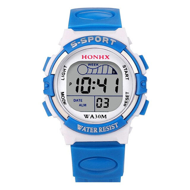 Zegarek dla dzieci wodoodporny z alarmem, stylowy prezent 2021 z wielofunkcyjnym wyświetlaczem daty - Wianko - 19
