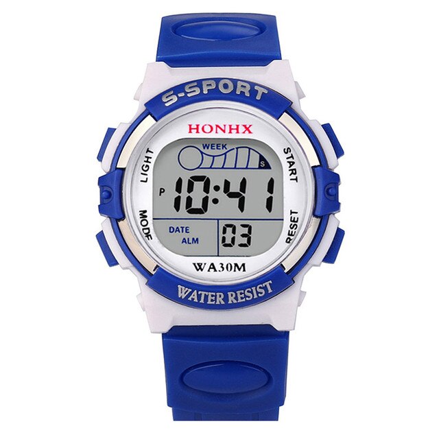 Zegarek dla dzieci wodoodporny z alarmem, stylowy prezent 2021 z wielofunkcyjnym wyświetlaczem daty - Wianko - 21