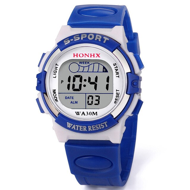 Zegarek dla dzieci wodoodporny z alarmem, stylowy prezent 2021 z wielofunkcyjnym wyświetlaczem daty - Wianko - 17