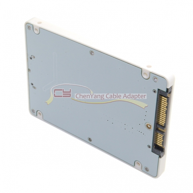 Obudowa dysku SSD SATA 2.5 7mm 22pin do modeli A1425 A1398 MC975 MC976 MD212 MD213 ME662 ME664 ME665 - biały kolor - Wianko - 2