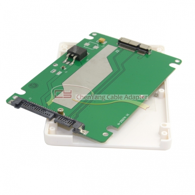 Obudowa dysku SSD SATA 2.5 7mm 22pin do modeli A1425 A1398 MC975 MC976 MD212 MD213 ME662 ME664 ME665 - biały kolor - Wianko - 4