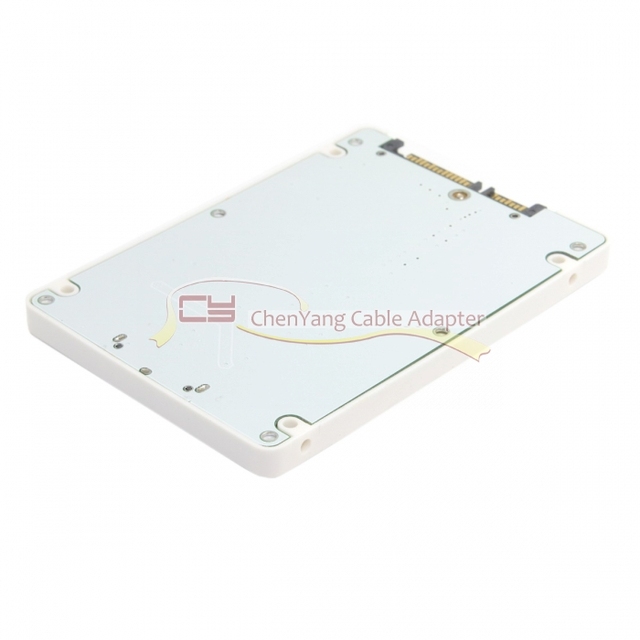 Obudowa dysku SSD SATA 2.5 7mm 22pin do modeli A1425 A1398 MC975 MC976 MD212 MD213 ME662 ME664 ME665 - biały kolor - Wianko - 3