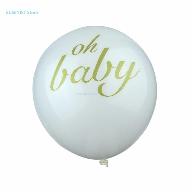 10 sztuk balonów Baby Shower z złotym brokatem w różnych kolorach: dziewczęcy (jasny różowy) i chłopięcy (niebieski) - Wianko - 6