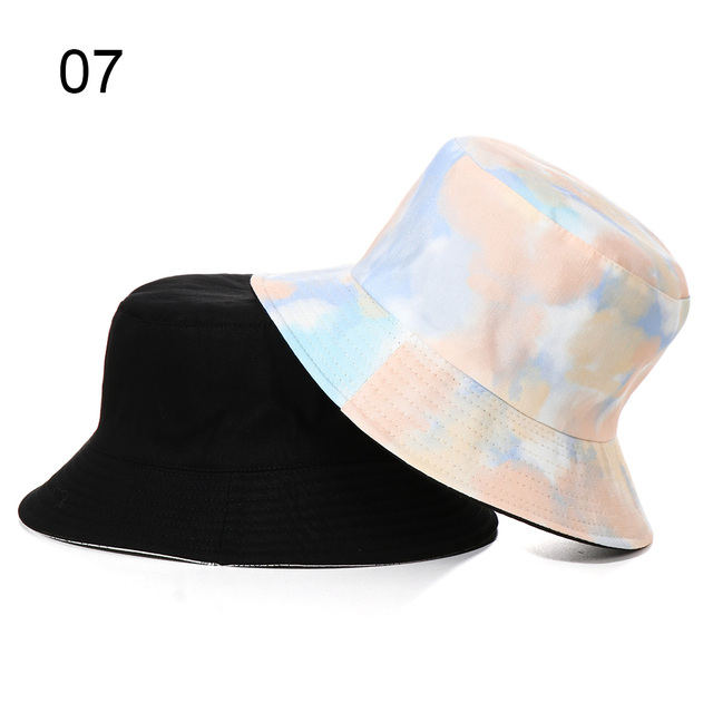 Męska odwracalna czapka wędkarska z nadrukiem multikolorowych piwonii, składana, letnia, przeciwsłoneczna - Wianko - 8