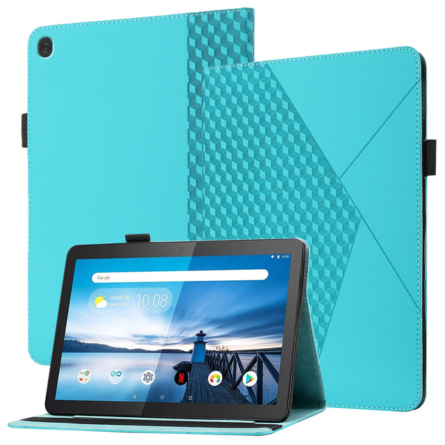 Klapki skórzane etui do Lenovo Tab M10 Plus TB-X606F X606X 10.3 P11 J606F M10 TB-X605F X505X M10HD Gen2 10.1 TB-X306F - Wianko - 2