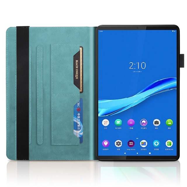 Klapki skórzane etui do Lenovo Tab M10 Plus TB-X606F X606X 10.3 P11 J606F M10 TB-X605F X505X M10HD Gen2 10.1 TB-X306F - Wianko - 19