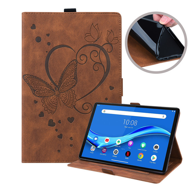 Klapki skórzane etui do Lenovo Tab M10 Plus TB-X606F X606X 10.3 P11 J606F M10 TB-X605F X505X M10HD Gen2 10.1 TB-X306F - Wianko - 90