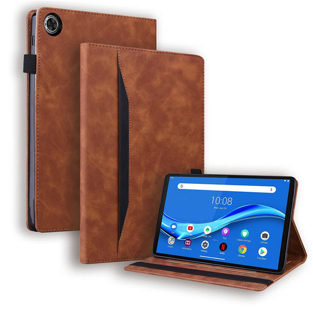 Klapki skórzane etui do Lenovo Tab M10 Plus TB-X606F X606X 10.3 P11 J606F M10 TB-X605F X505X M10HD Gen2 10.1 TB-X306F - Wianko - 117